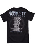 Uriah Heep "2015 Outsider Band/Itinerary" T-Shirt