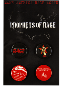 Prophets of Rage "P.O.R/F**K YOU" Pin Set