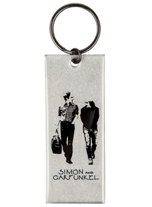Simon & Garfunkel "Old Friends" Aluminum-3 3/4" x 1 1/2" Keychain