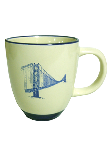 Simon and Garfunkel "Bridge Art" Bistro Mug