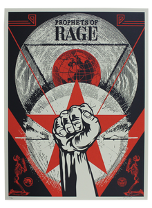 Prophets of Rage "Signed Shepard Fairey" Poster