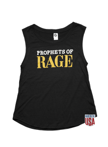 Prophets of Rage "Gold Admat Logo" Women's Sleeveless T-shirt