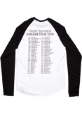 Crosby Sills and Nash "2010 Tour Itinerary" Long Sleeve Baseball Shirt