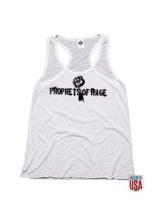 Prophets of Rage "Stencil Fist Logo" Women's Racerback Tank Top